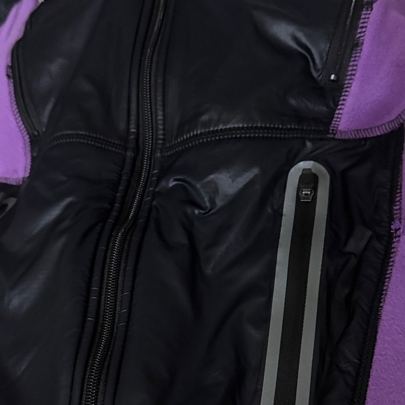 Free People Movement Women’s Purple and Black fleece/tech Jacket size Medium - Picture 6 of 8
